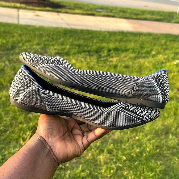 Rothy's The Point Lapis Python Snake Print‎ Women’s Flats Size 9 Shoes - Picture 17 of 17